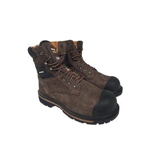 Dakota Men's 8537 8'' Quad Comfort Aluminium Toe Comp Plate Work Boot Brown 11W